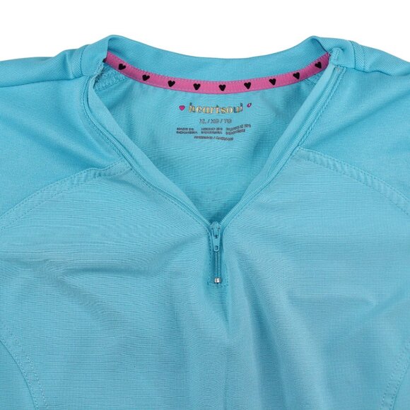 HeartSoul Unisex Size XL Light Blue Scrub Top & Bottoms Set/Lot Medical Nurse - Picture 8 of 16